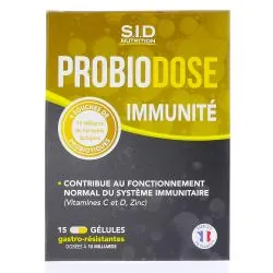 SID NUTRITION Probiodose Immunite x15 gélules