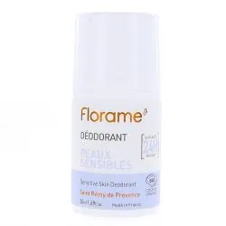 FLORAME Déodorant bille peaux sensibles bio 50ml