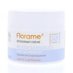 FLORAME Déodorant crème peaux sensibles bio 50g