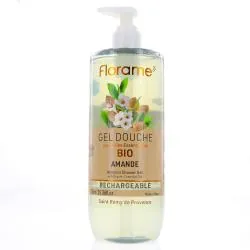 FLORAME Gel douche aux huiles essentielles bio amande 750ml