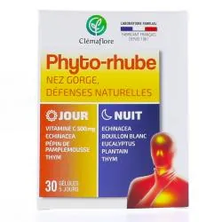 CLEMAFLORE Phyto-Rhube Jour/nuit x30 gélules