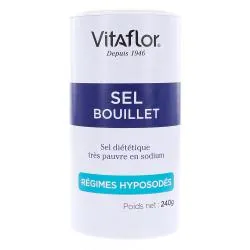 VITAFLOR Sel Bouillet diététique très pauvre en sodium 240g