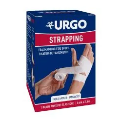 URGO Douleurs Strapping Bande Adhésive Élastique 6cm x 2,5m