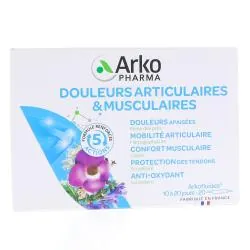 ARKOPHARMA Arkofluides - Douleurs Articulaires & Musculaires x20 Ampoules