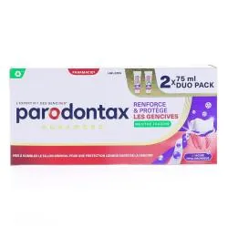 PARODONTAX Dentifrice Renforce et Protège les Gencives à l'Acide Hyaluronique lot 2 x 75ml