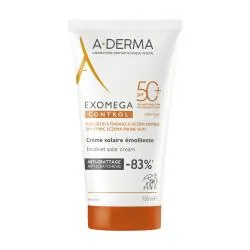 ADERMA Exomega control - Crème solaire émolliente SPF50+ 150ml