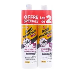 NOVODEX Expert 123 Anti-Moustiques Vêtements et Tissus 2x100ml