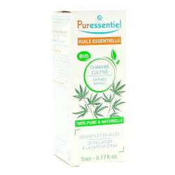 PURESSENTIEL Huile essentielle chanvre cultivé bio 5ml