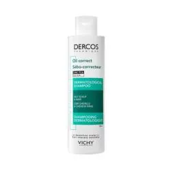 VICHY Dercos - Oil correct Sébo correcteur - Shampooing dermatologique 200ml