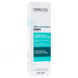 VICHY Dercos - Oil correct Sébo correcteur - Shampooing dermatologique 200ml