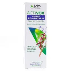 ARKOPHARMA Activox - Rhume Pélargonium solution buvable 30ml