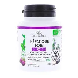FLORA NATURA Complexe 4+ - Hépatique & Foie bio x120 Gélules