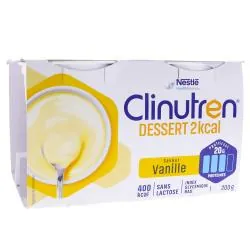 CLINUTREN Dessert 2kcal saveur Vanille 4x200g