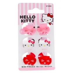 HELLO KITTY Mini Pinces x6