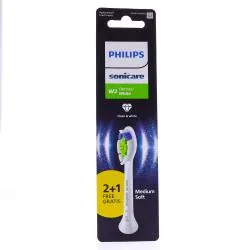 PHILIPS Sonicare W2 Optima tête de brosse standard blanche x2 + 1 offerte