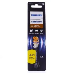 Philips Sonicare A3 Premium Têtes de brosse de rechange souple x2 + 1 offerte