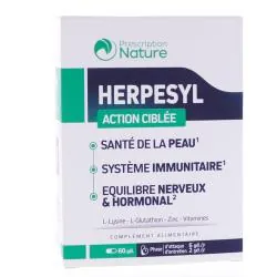 PRESCRIPTION NATURE Herpesyl 60 gélules