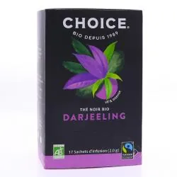 CHOICE Thé Noir Bio Darjeeling 17 sachets
