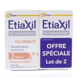 ETIAXIL Détranspirant Tolérance roll-on 15ml lot de 2