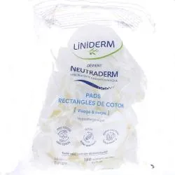 NEUTRADERM Pads rectangles de coton 8x10cm x180
