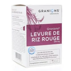 GRANIONS Les essentiels - levure de riz rouge 100mg 30 gélules.