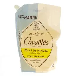 CAVAILLES Gel Bain Douche Éclat de Mimosa eco recharge 1l
