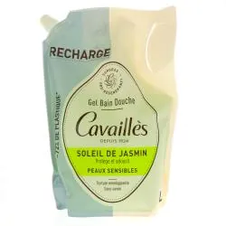 CAVAILLES Gel Bain Douche Soleil de Jasmin eco recharge 1l