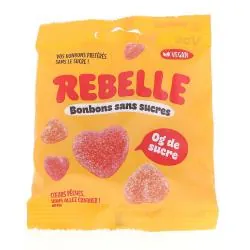 REBELLE Peach Hearts Acidulés 50g