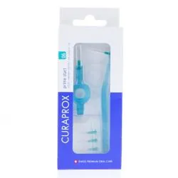 CURAPROX Prime Start - 5 Brossettes Interdentaires + 2 Manches n°06 turquoise