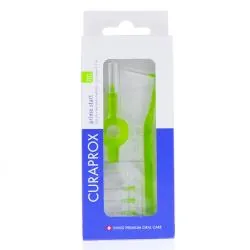 CURAPROX Prime Start - 5 Brossettes Interdentaires + 2 Manches n°11 vert