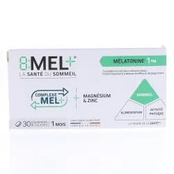 MENARINI 8 Mel + Mélatonine 1mg x30 comprimés