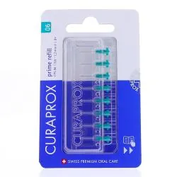 CURAPROX Prime Refill 8 Recharges Brossettes turquoise 06