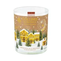 COLLINES DE PROVENCE Bougie Parfumée Croquant aux Amandes 75g