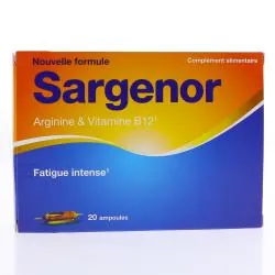 SARGENOR Arginine & Vitamine B12 x20 ampoules