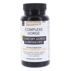 NAT & FORM Complexe Gorge & Bronches x28 gélules