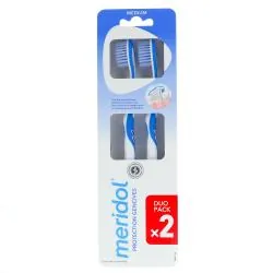 MERIDOL Protection Gencives - Brosse à dents medium lot de 2