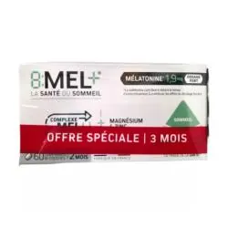 8MEL+ Mélatonine 1,9mg x90 comprimés
