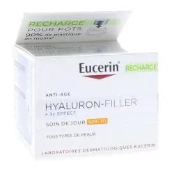EUCERIN Hyaluron-Filler +3x Effect - Soin de jour SPF30 eco-recharge 50ml