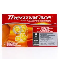THERMACARE Patch autochauffant genou x2