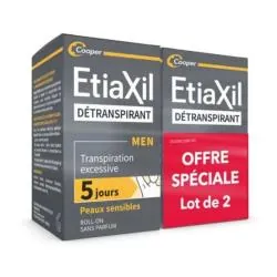 ETIAXIL Men - Détranspirant Transpiration Excessive 2x15ml