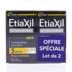 ETIAXIL Men - Détranspirant Transpiration Excessive 2x15ml