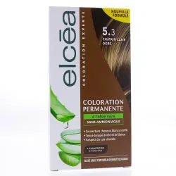 ELCEA Coloration permanente à l'aloé vera chatain clair doré 5.2