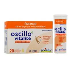 BOIRON Oscillo Vitalité x20 comprimés effervescents gout orange