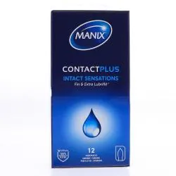 MANIX Contact plus - Préservatifs sensations intactes boîte de 12 préservatifs
