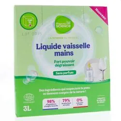 PHARMASCIENCE Liquide vaisselle mains cubi de 3l