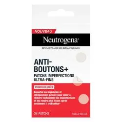 NEUTROGENA Anti-Boutons+ Patchs Anti-imperfections Ultra Fins x24