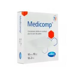 MEDICOMP Compresse non-tissé 10 sachets de 10x10cm