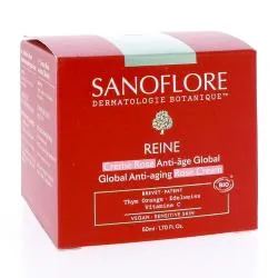 SANOFLORE Reine - Crème Rose Anti-âge Global Bio 50ml