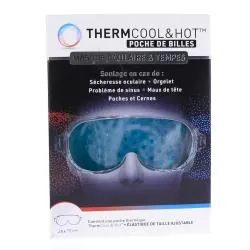 THERM COOL&HOT Poche de Billes Masque oculaire et tempes