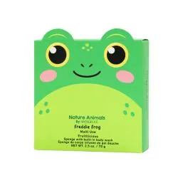 SPONGELLE Animals - Eponge pour le corps infusée de gel douche freddie frog 70g